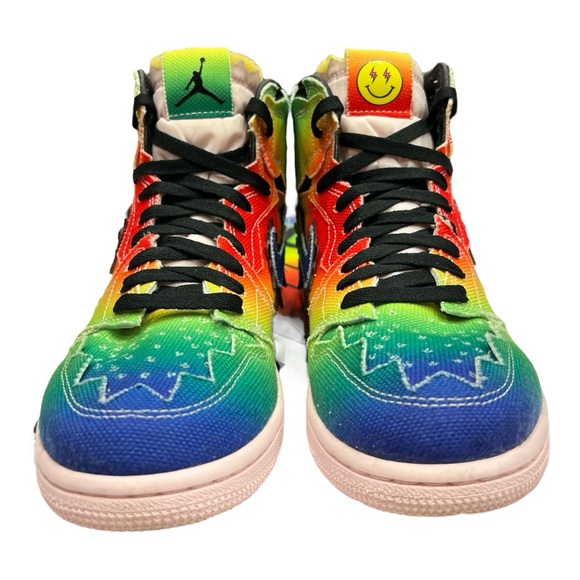 Jordan 1 High J Balvin Retro Goat Colorful Athletic Sneaker Shoes SZ 9 - Picture 3 of 16